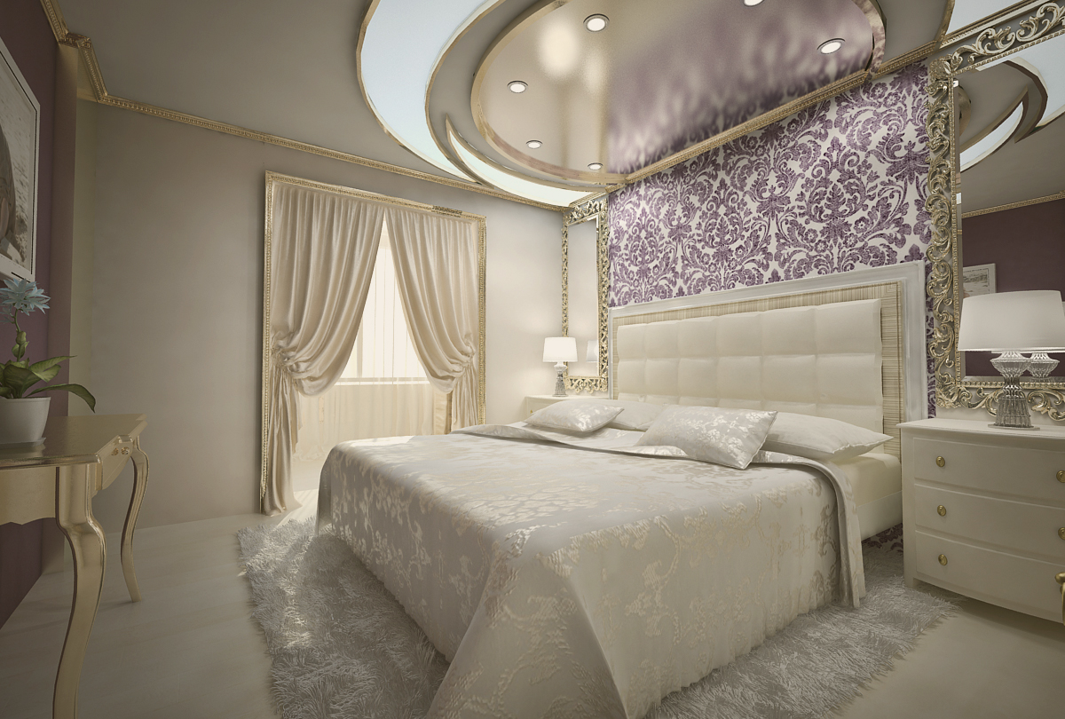 Спальня Классика Дизайн Фото