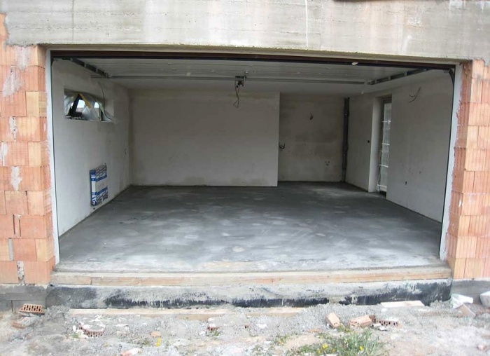  пола в гараже бетоном