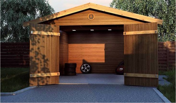 Как построить гараж из дерева?