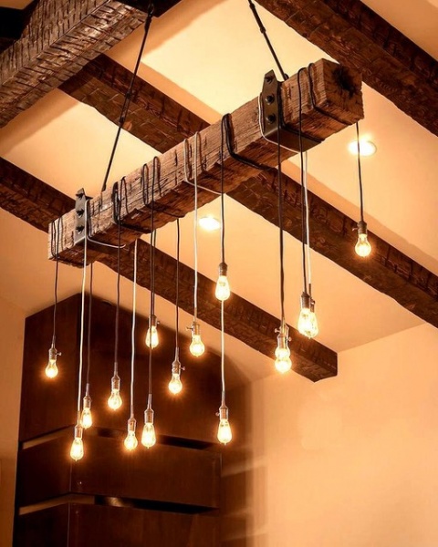 Светильники из дерева своими руками: 14 оригинальных идей для дома