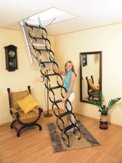 Ножничные чердачные лестницы
