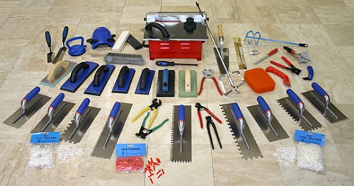инструменты для укладки плитки на пол