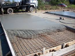 заливка плитного фундамента бетоном
