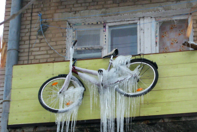 Крепление велосипеда к потолку