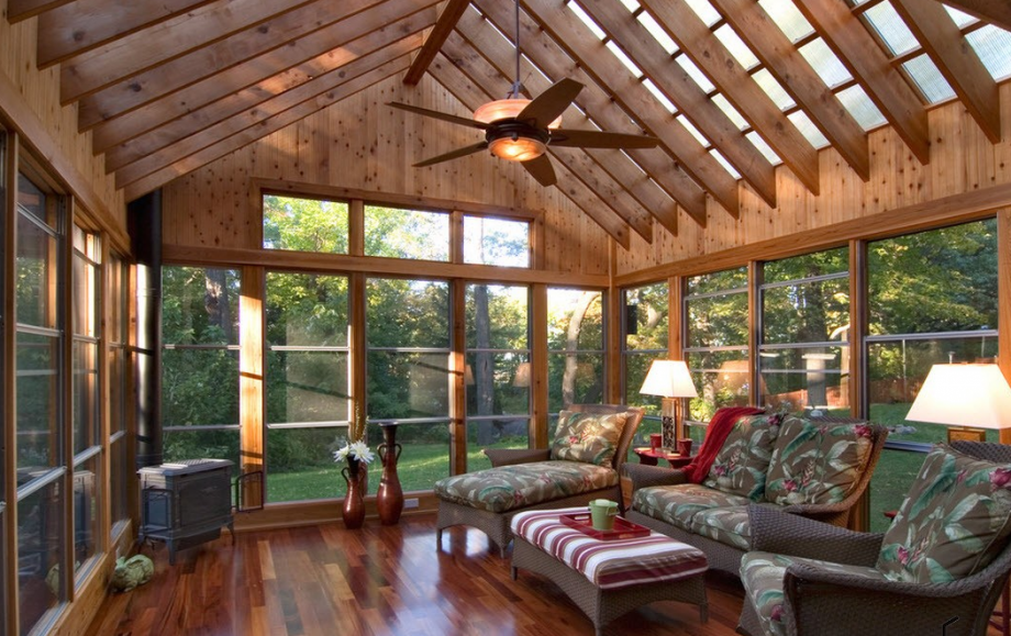 Прозрачная крыша для террасы: из чего сделать, материалы, фото