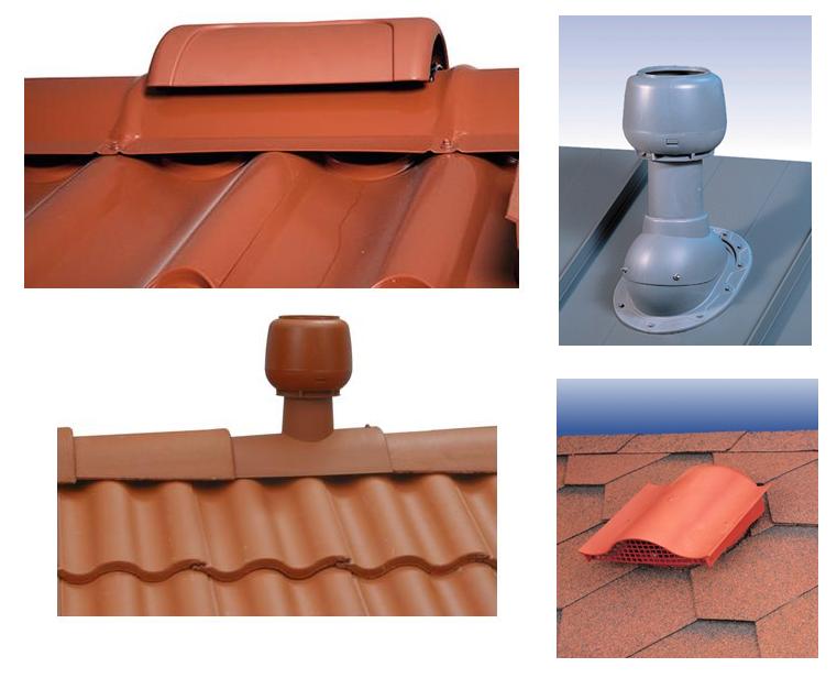 Вентиляционные грибки на крышу из металлочерепицы: установка вытяжки