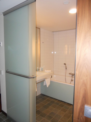 Раздвижная дверь в ванную комнату: фото и установка