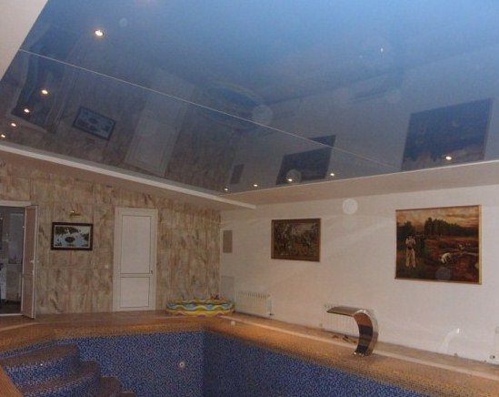 Натяжной потолок со швом: фото и отзывы