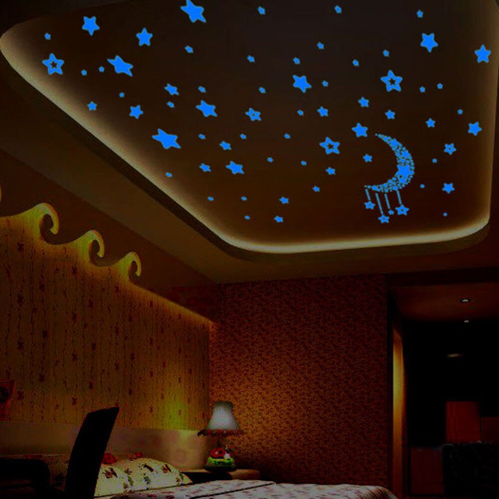 Потолок со светящимися звездами