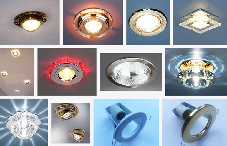  светильники для натяжных потолков: виды, как выбрать, расчет .