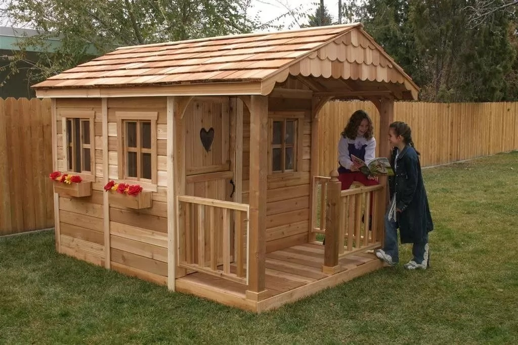Детский домик из поддонов: как построить для девочки, пошагово, чертежи .