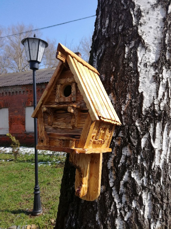 Скворечники из дерева красивые фото