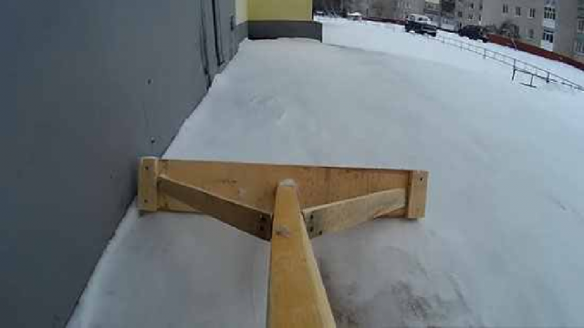 Как сделать лопату на мотоблок для уборки снега