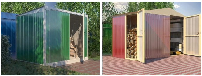 Хозблок Из Металлопрофиля Купить В Минске