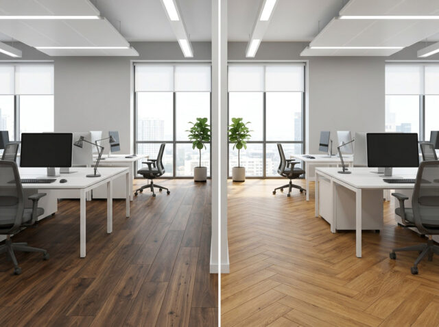 LVT vs SPC: что выбрать для офиса, где ходят на каблуках
